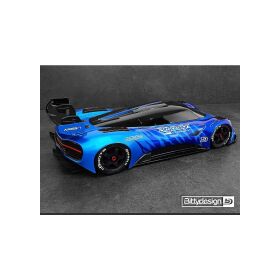 Bittydesign ARES-1 1/7 clear body for ARRMA Infraction/Limitless, 1.5mm thickness / BDGT7-AS1