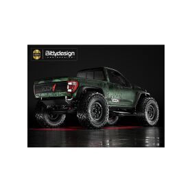 Bittydesign ROCK1 1/10 clear body for Vanquish VS4-10 Phoenix Rock Crawler, Pre-Cut, 1mm, full set (include the cab, the rear side panels, the interior cockpit) / BDCR-RK1-VS4