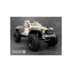 Bittydesign ROCK1 1/10 clear body for Vanquish VS4-10 Phoenix Rock Crawler, Pre-Cut, 1mm, full set (include the cab, the rear side panels, the interior cockpit) / BDCR-RK1-VS4