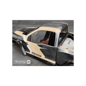 Bittydesign ROCK1 1/10 clear body for Vanquish VS4-10 Phoenix Rock Crawler, Pre-Cut, 1mm, full set (include the cab, the rear side panels, the interior cockpit) / BDCR-RK1-VS4