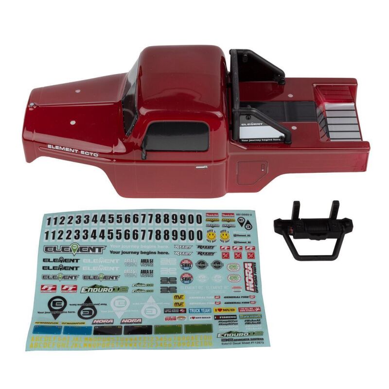Element RC Enduro12, Ecto Body Set, red / AE41138