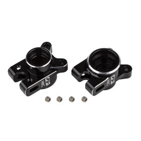 Team Associated RC10B7 FT Rear Hub Set, HRC, black / AE92474
