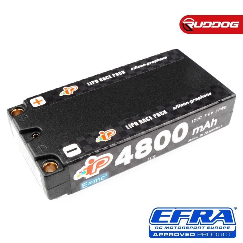 Intellect MC3 4800mAh 120C 7.6V LCG Graphene Shorty Pack LiHV / IP-BL2S4800MC3