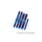 JConcepts RC8B4.1 Fin Titanium turnbuckle set - burnt blue, 5pc. / JCO2507-1