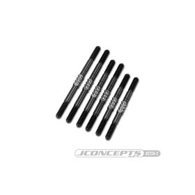 JConcepts XRAY XB4 2024 Fin Titanium turnbuckle set, 6pc....