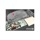 Bittydesign P10R 1/10 190mm rally clear body, 1mm hard / BDRX-190P10RH