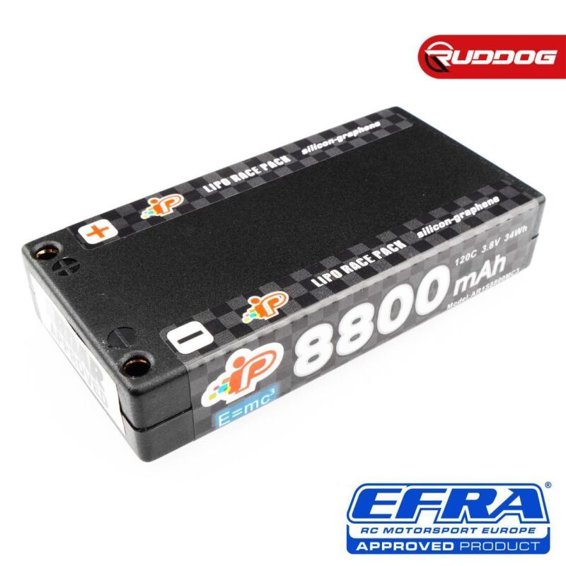 Intellect MC3 8800mAh 120C 3.8V 1S Long Runtime Graphene 1/12 Pack LiHV / IP-AR1S8800MC3