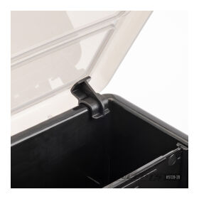 JConcepts parts box, black / smoke gray (~14.5" x 11" x 2.375") / JCO5128-28