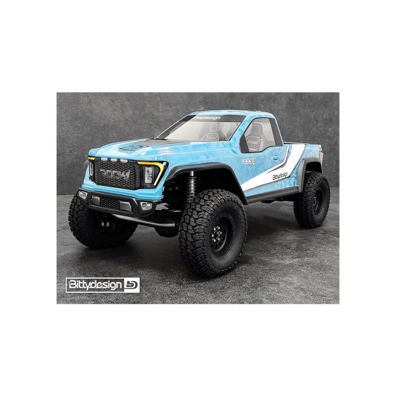 Bittydesign ROCK1 1/10 clear body for all 12.3" (313mm) wheelbase Rock Crawler, 1mm / BDCR-RK1