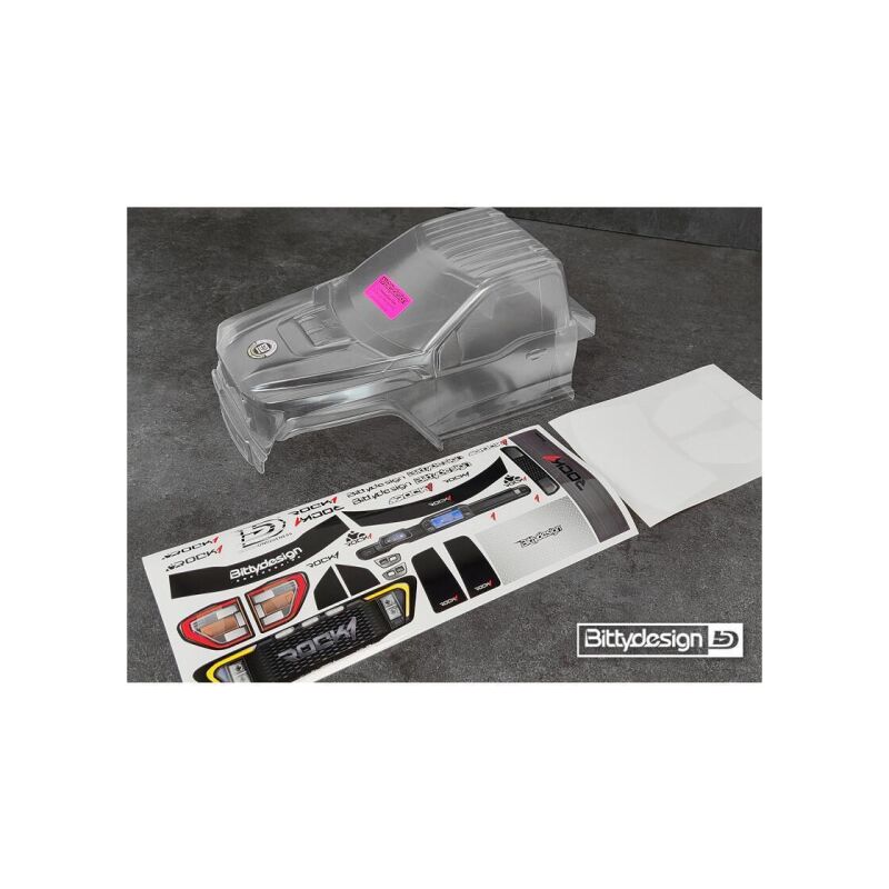 Bittydesign ROCK1 1/10 clear body for all 313mm wheelbase Rock Crawler models, Pre-Cut, 1mm, only cab / BDCR-RK1-C