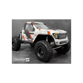 Bittydesign ROCK1 1/10 clear body for all 313mm wheelbase Rock Crawler models, Pre-Cut, 1mm, only cab / BDCR-RK1-C