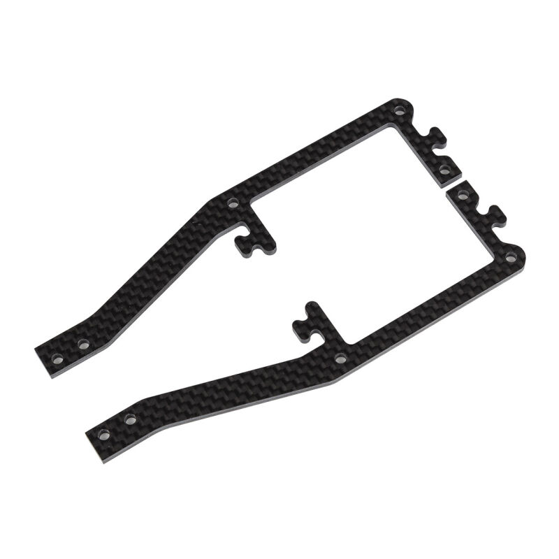 Team Associated SR10M Side Braces, carbon fiber / AE71039