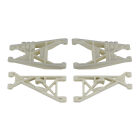 Team Associated RC10T Front and Rear Suspension Arms, white / AE7806