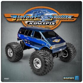 JConcepts 1985 Ford Aerostar, BIGFOOT® Shuttle, 9.75...