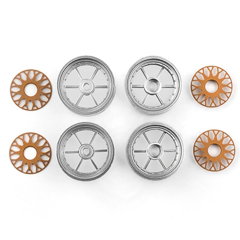 Team Associated RC10DS Front and Rear Wheels / AE8827