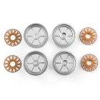 Team Associated RC10DS Front and Rear Wheels / AE8827