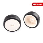 Sweep D-R3 Highend compound Pre-glued TC Rubber tires (D-28deg | EXP-SX Inserts | 4pcs) / SR-D-28R3PGSX