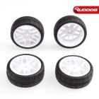 Sweep HANKOOK Tread Belted Tires Set Pre-glued (D-32deg | 4pcs) / SR-SSF-D32AWPG