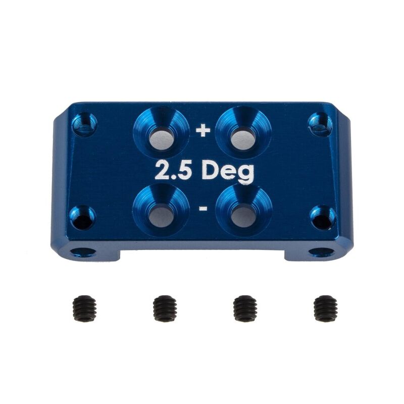 Team Associated RC10B7 FT Front Bulkhead, +/-2.5 deg. / AE92437