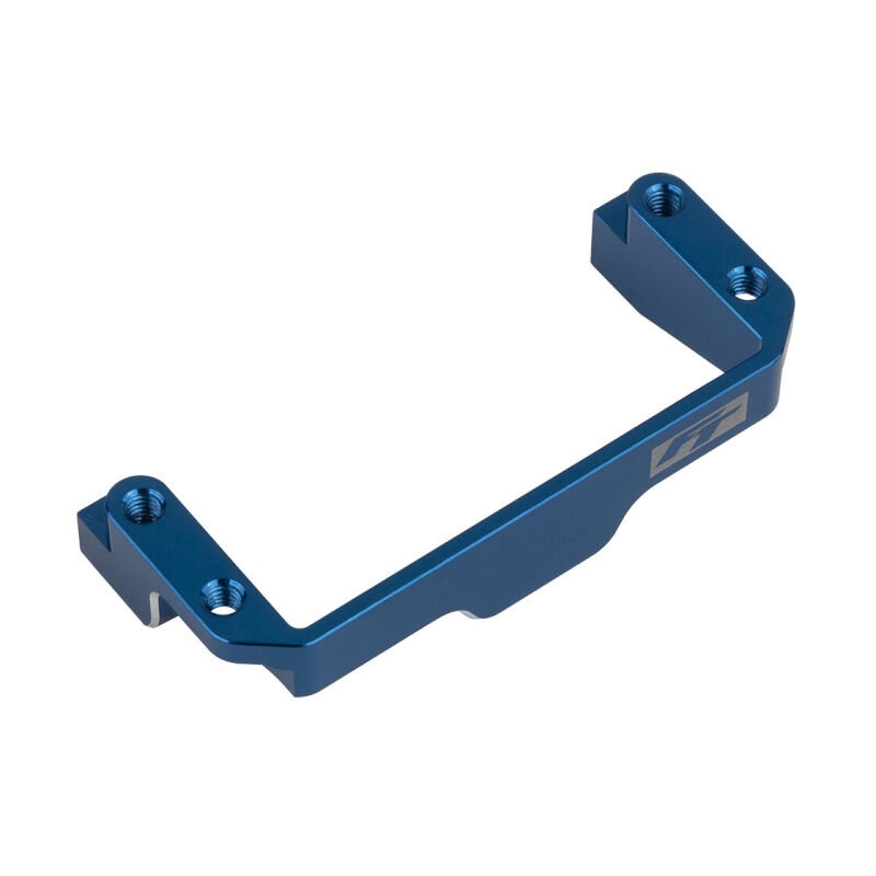 Team Associated RC10B7 FT One-Piece Servo Mount, blue aluminum / AE92456