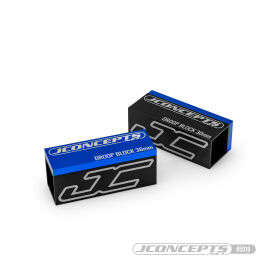 JConcepts droop block 30 x 36mm, black | blue / JCO5019