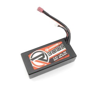 RUDDOG 3000mAh 50C 7.4V LiPo Short Stick Pack Battery...