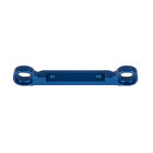 Team Associated RC8B4.1 Upper Link Mount, angled, blue aluminum / AE81647