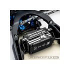 JConcepts RC10B7 | RC10B7D servo mount bracket, black / JCO5161-2