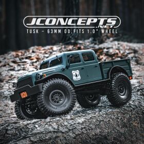 JConcepts Tusk - green compound, 63mm OD (Fits - 1.0" wheel) / JCO4083-02