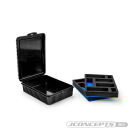 JConcepts 1:8th double decker spring box w/foam inserts - black / JCO5124