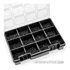 JConcepts JConcepts hardware storage box, black / smoke gray (~8" x 5.50" x 1.5") / JCO5151-28