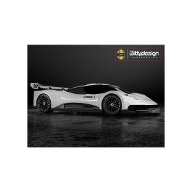 Bittydesign ARES-1 1/28 clear body compatible with Mini-Z...