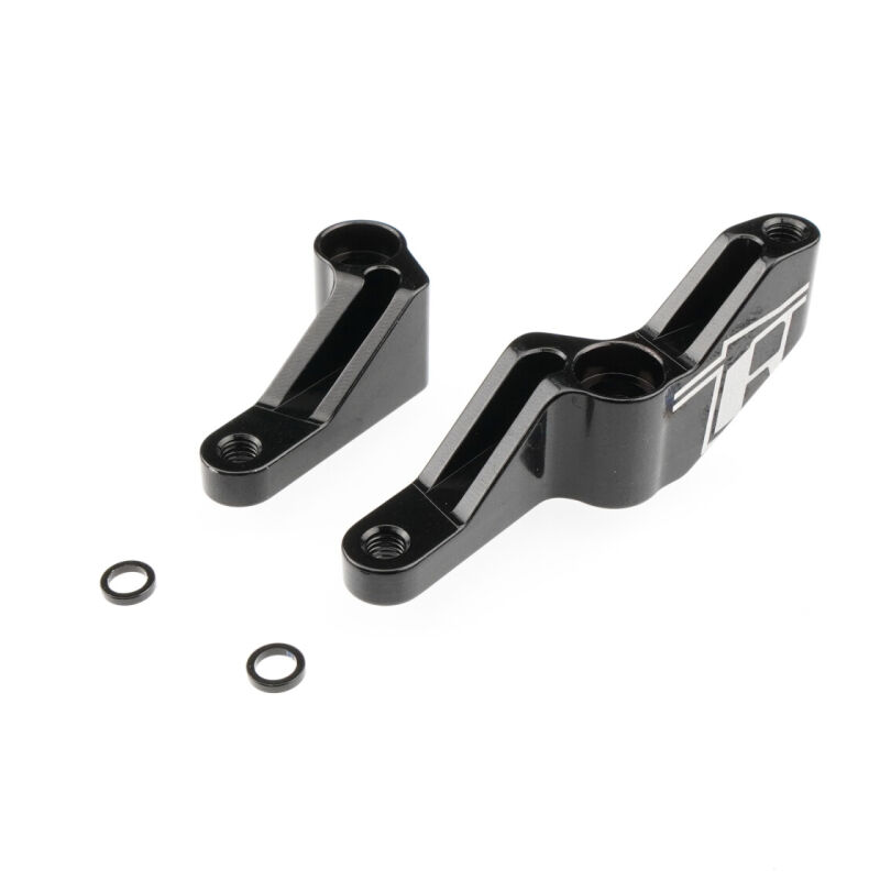 Revolution Design Pro2 | RB10 Aluminium Bellcrank Set Black (Fits Team Associated Pro2 | RB10) / RDRP0631-BLK