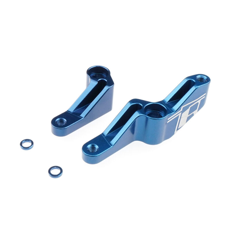 Revolution Design Pro2 | RB10 Aluminium Bellcrank Set Blue (Fits Team Associated Pro2 | RB10) / RDRP0631-BLU