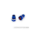 JConcepts RC10B7 Fin titanium front stand-off, (burnt blue) - 8mm / JCO5159-1