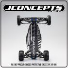 JConcepts RC10B7 | RC10B7D precut chassis protective sheet, 2pc. / JCO5158