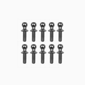 Team Associated RC10 Ballstud Set .30, silver / AE6273