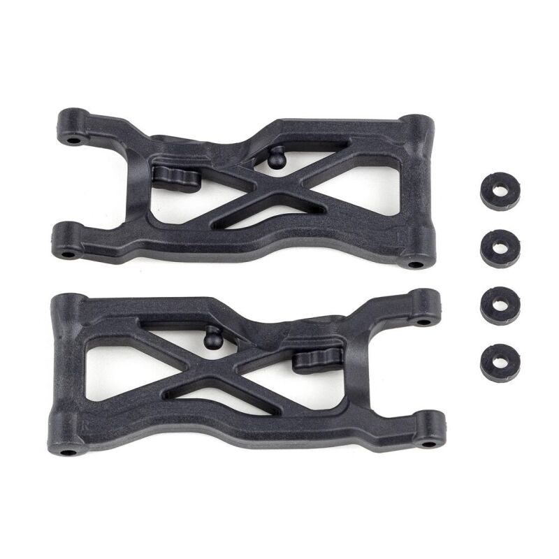 Team Associated RC10B7 FT Rear Suspension Arms, carbon / AE92409