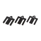 Team Associated RC10B7 FT Front Bulkhead Shims, carbon fiber / AE92438