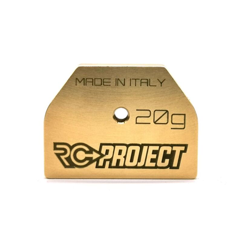 RC-Project Front Chassis Weight 20g for HB Racing 819RS/819/817 / RCPJ-HB819-010