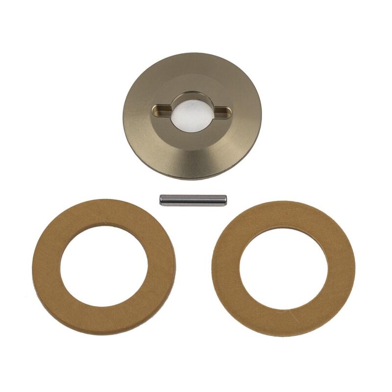 Team Associated RC10B74.2 FT Decoupled Slipper Hub and Pads / AE92370