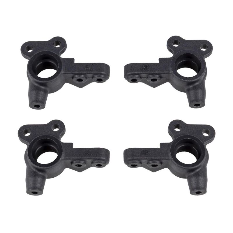 Team Associated RC10B7 FT Steering Blocks, Adjustable KPI / AE92493