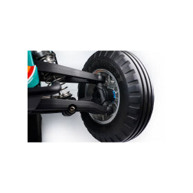 Koswork Tamiya 6mm Aluminum Clamping Wheel Hex (4) Blue / KOS04408