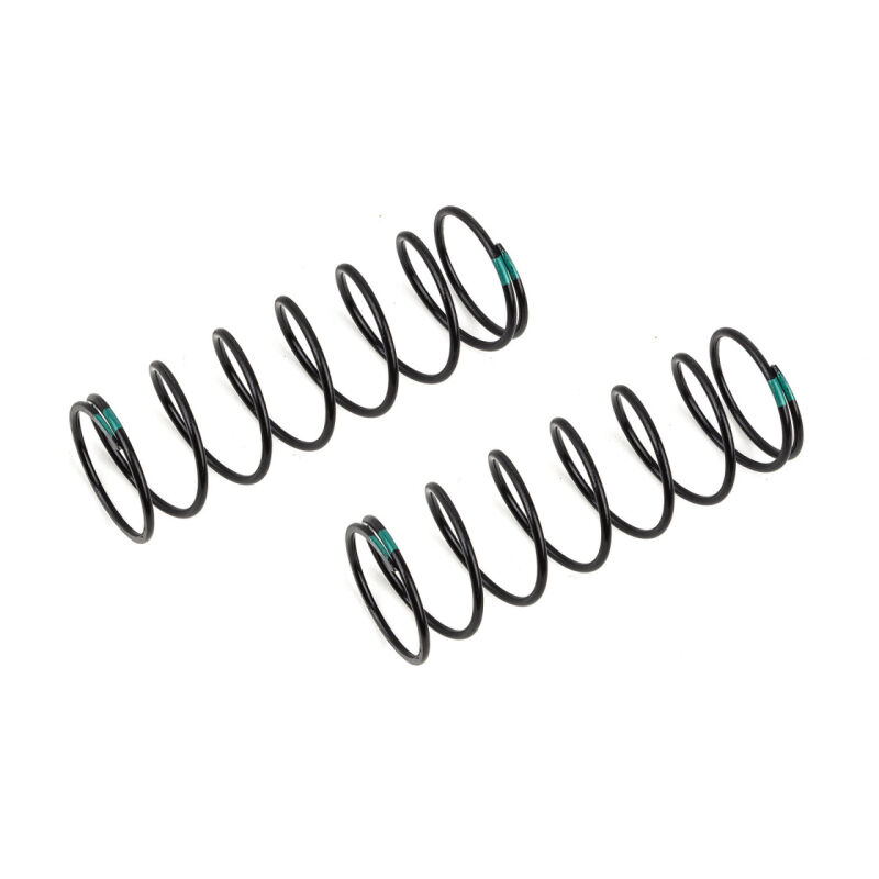 Team Associated 16mm Front Springs, green 4.85 lb/in, L68, 8.0T, 1.5D / AE81659