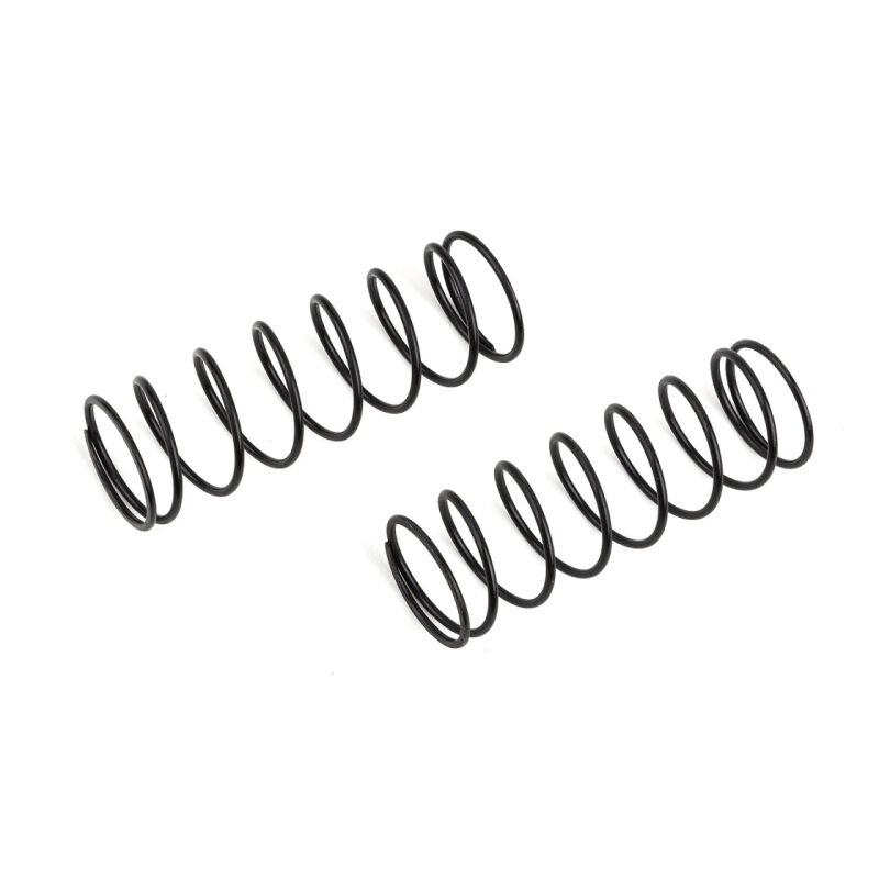 Team Associated 16mm Front Springs, black 4.65 lb/in, L68, 8.25T, 1.5D / AE81660