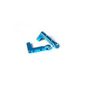 Koswork Tamiya BBX Aluminum Servo Mounts/Stay (2) BB-01 Blue / KOS04401