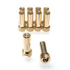 RUDDOG 5mm Gold Low Cooling Head Bullet Plugs (10pcs) / RP-0801