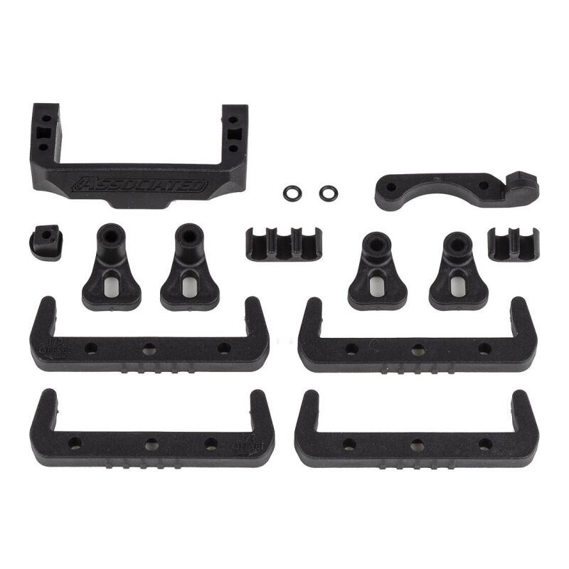 Team Associated RC10B7 Battery Mount, Fan Mount, Servo Mount / AE92418