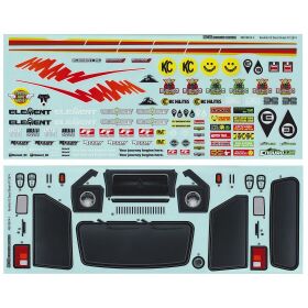 Element RC Enduro12, Bushido Decal Sheet / AE41145