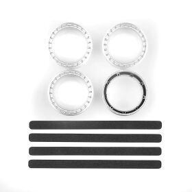 Team Associated DC10 FT ADJUSTABLE WHEEL RIM, WHITE (QTY....